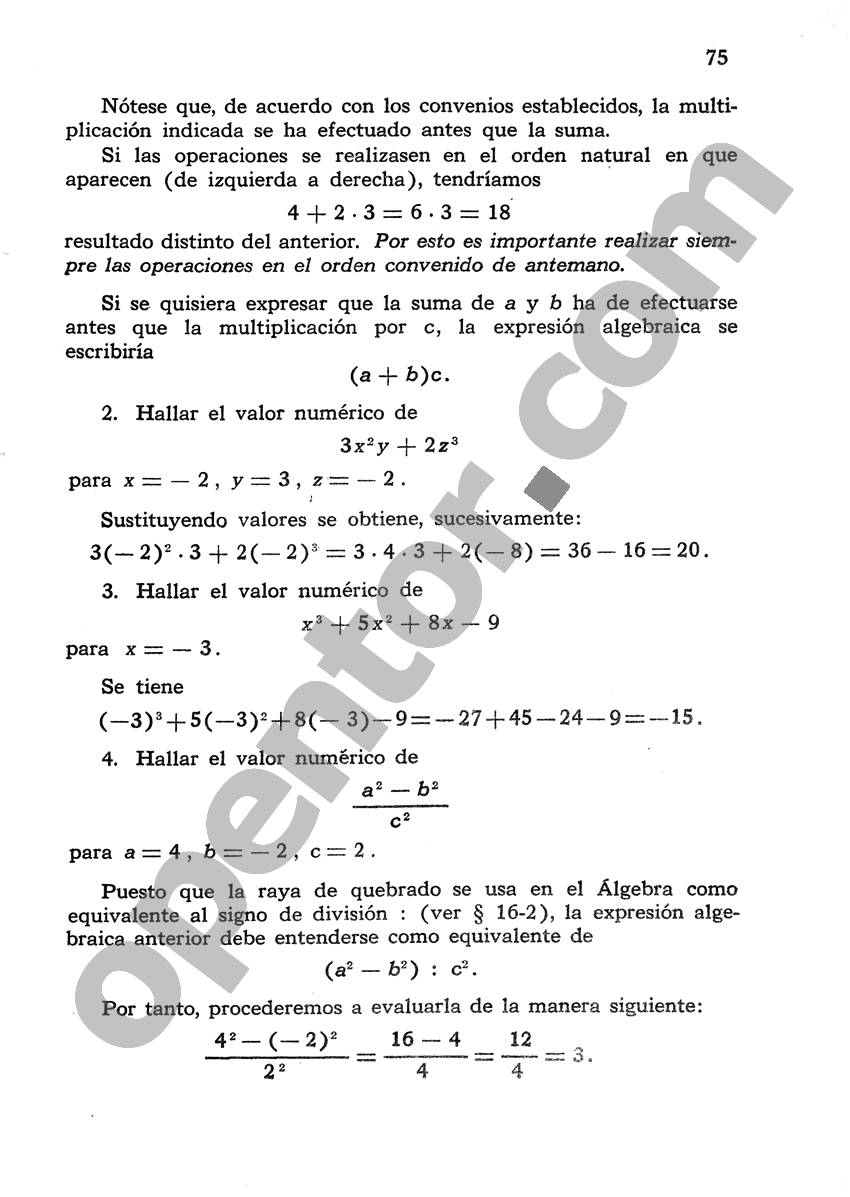 Álgebra de Mancil 1 - Página 75