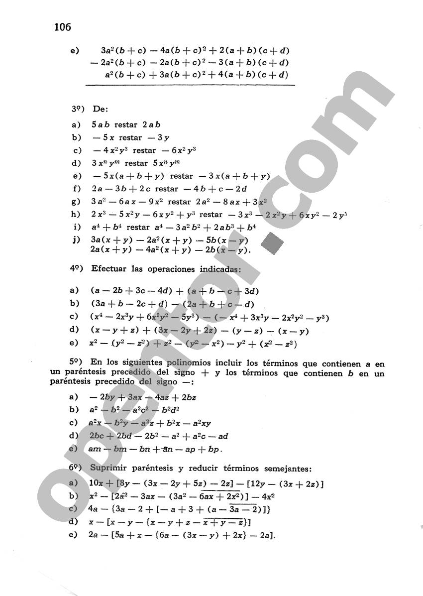 Álgebra de Mancil 1 - Página 106