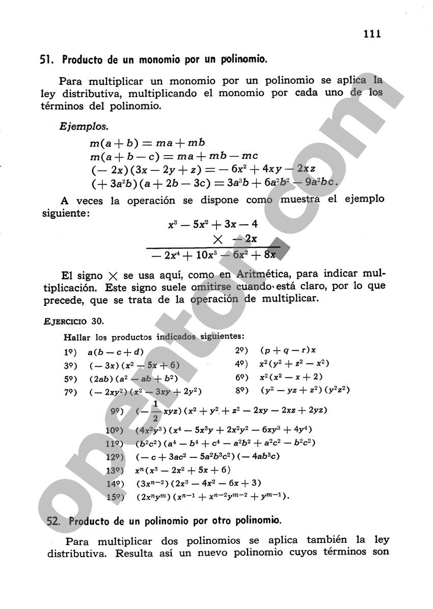 Álgebra de Mancil 1 - Página 111