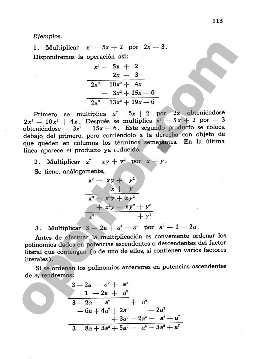 Álgebra de Mancil 1 - Página 113