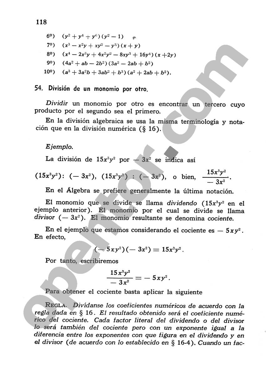 Álgebra de Mancil 1 - Página 118