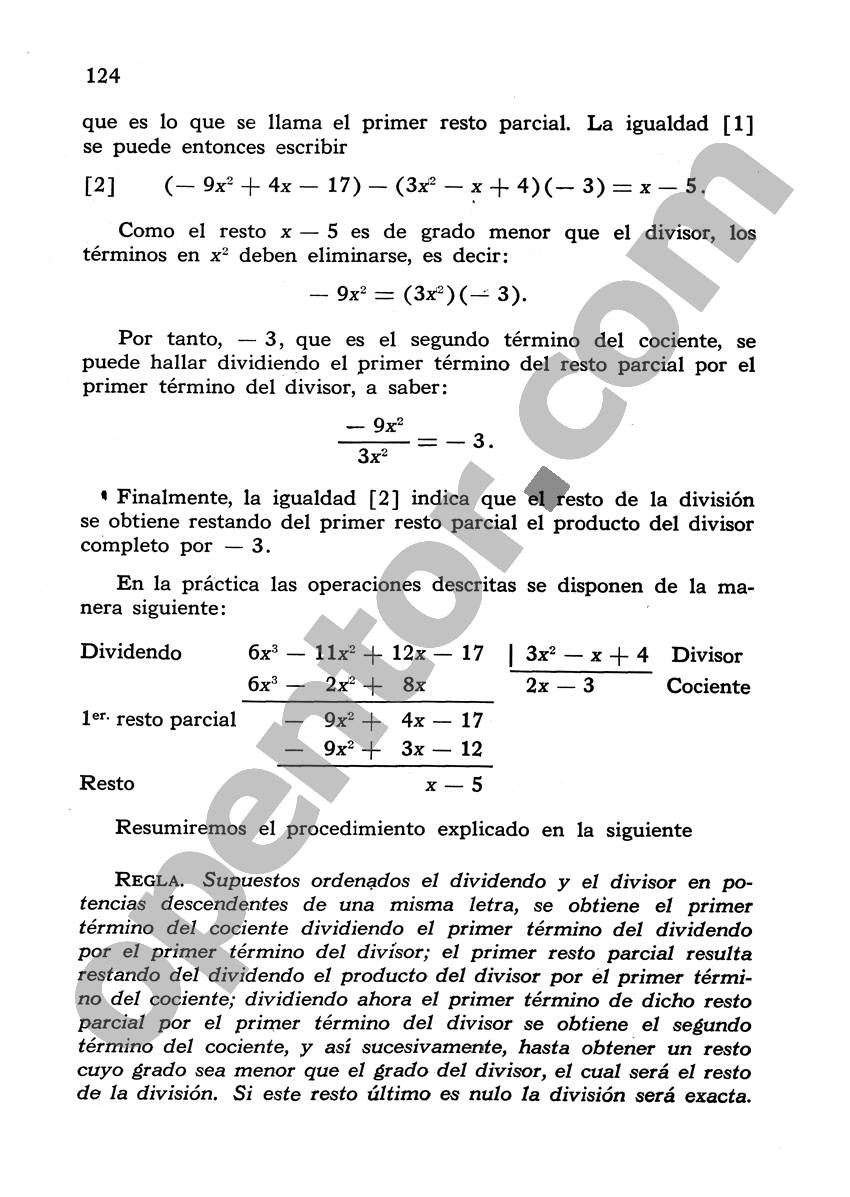 Álgebra de Mancil 1 - Página 124