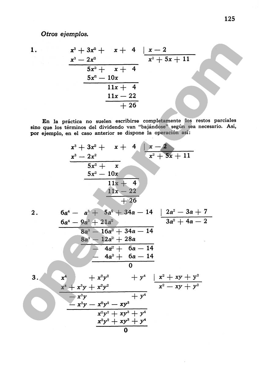 Álgebra de Mancil 1 - Página 125