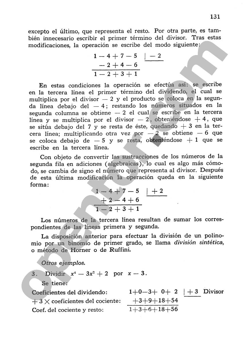 Álgebra de Mancil 1 - Página 131