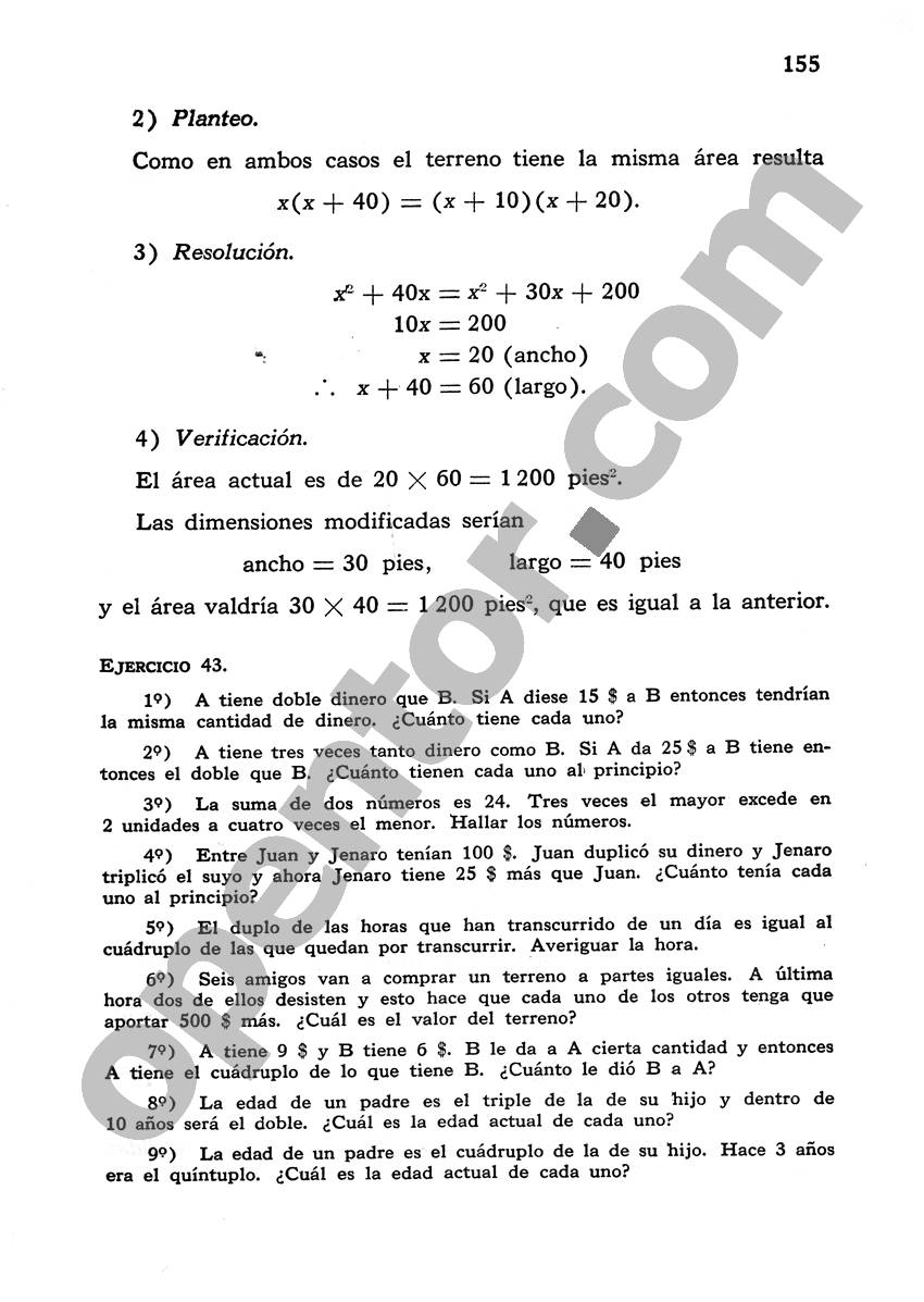 Álgebra de Mancil 1 - Página 155