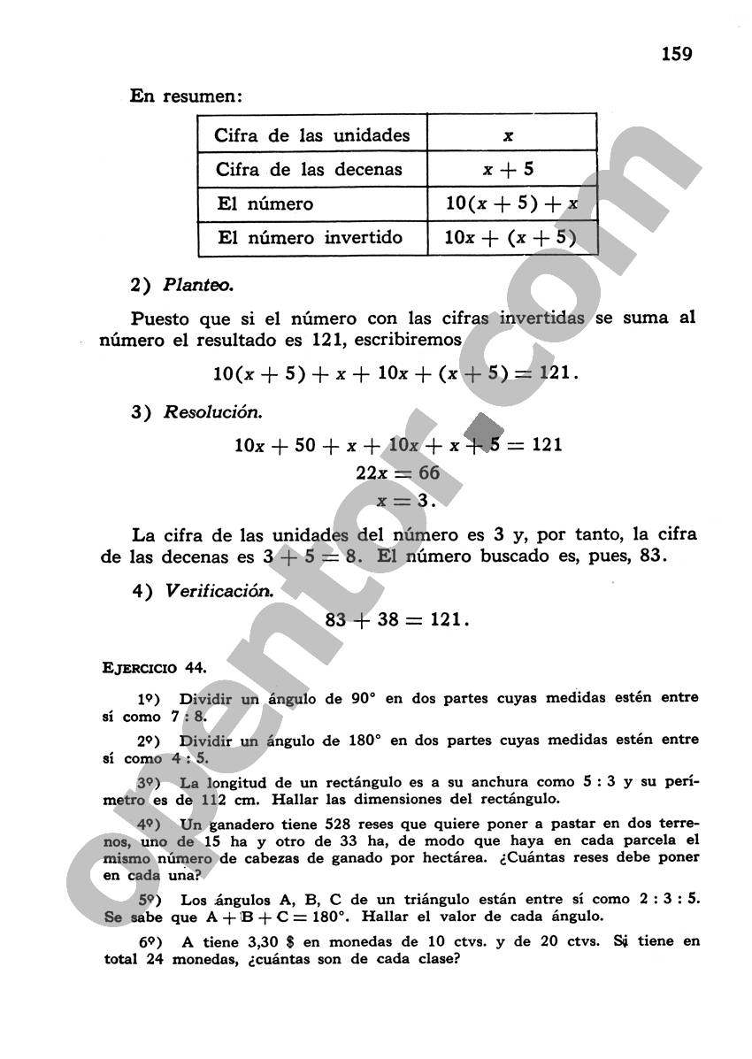 Álgebra de Mancil 1 - Página 159