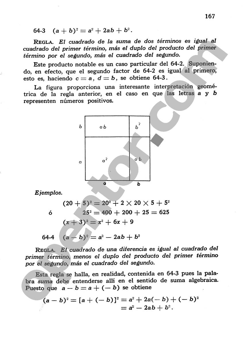 Álgebra de Mancil 1 - Página 167