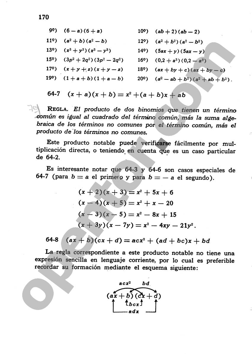 Álgebra de Mancil 1 - Página 170