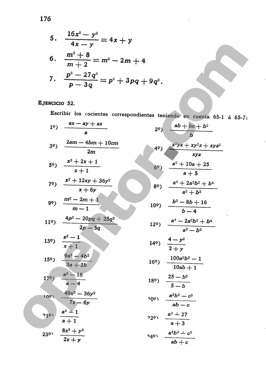 Álgebra de Mancil 1 - Página 176