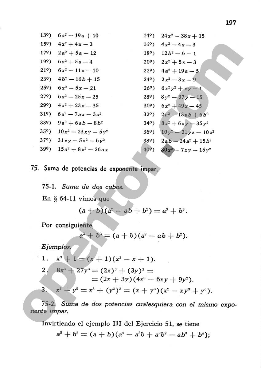 algebra de mancil tomo 1 ejercicio 40