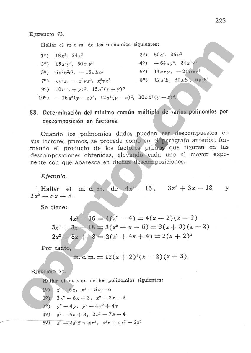 ejercicios 60 del algebra de mancil tomo 1 resueltos