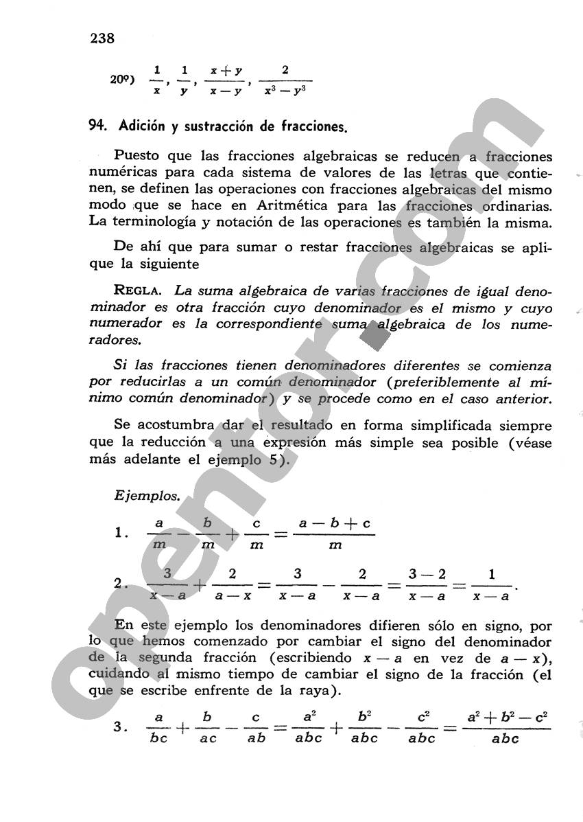 Álgebra de Mancil 1 - Página 238