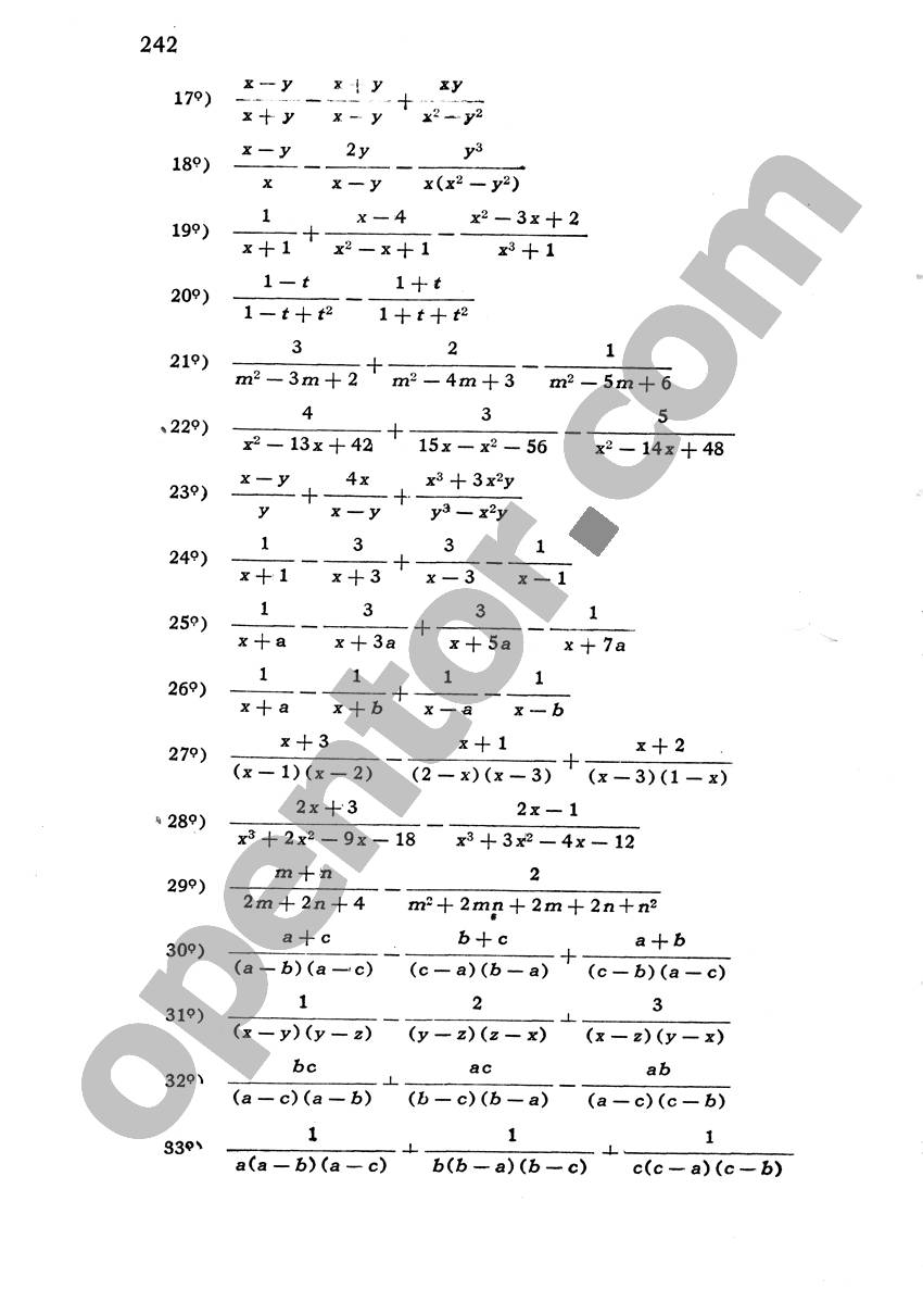 Álgebra de Mancil 1 - Página 242