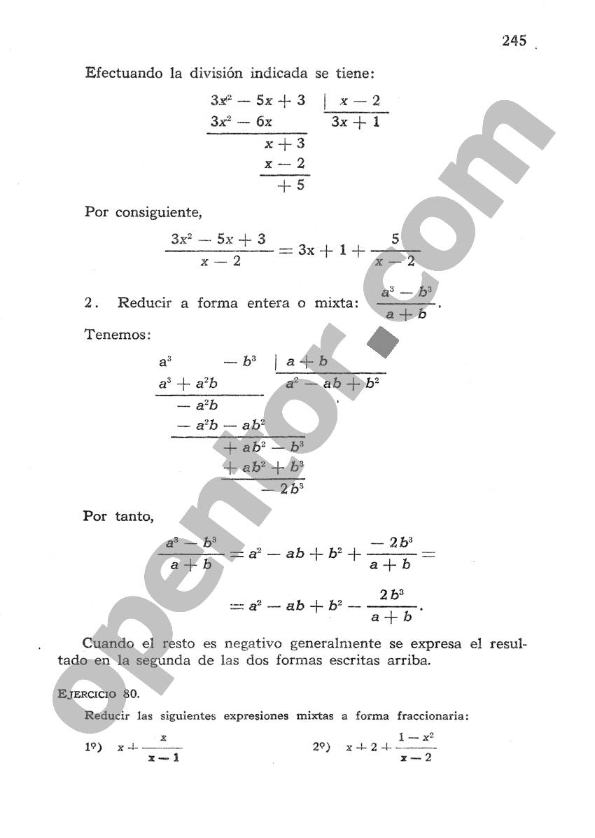 Álgebra de Mancil 1 - Página 245