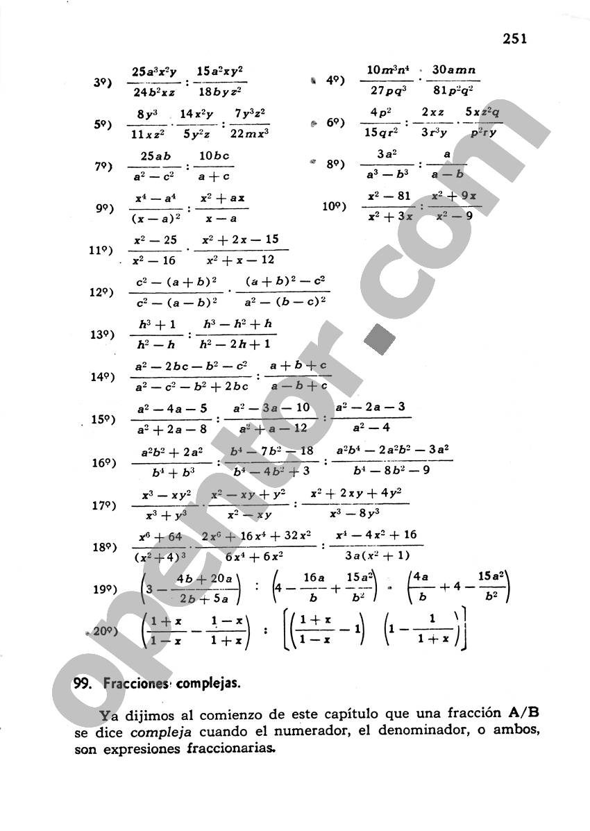 Álgebra de Mancil 1 - Página 251