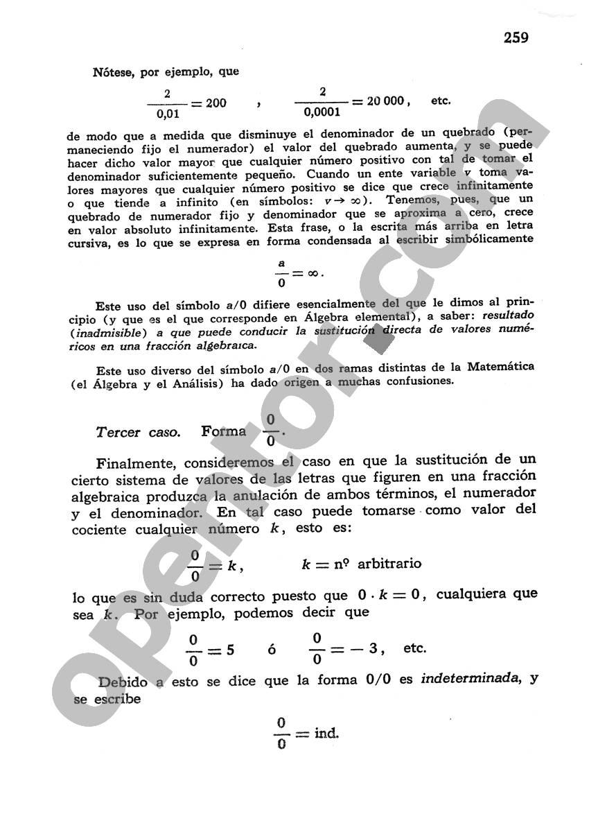 Álgebra de Mancil 1 - Página 259