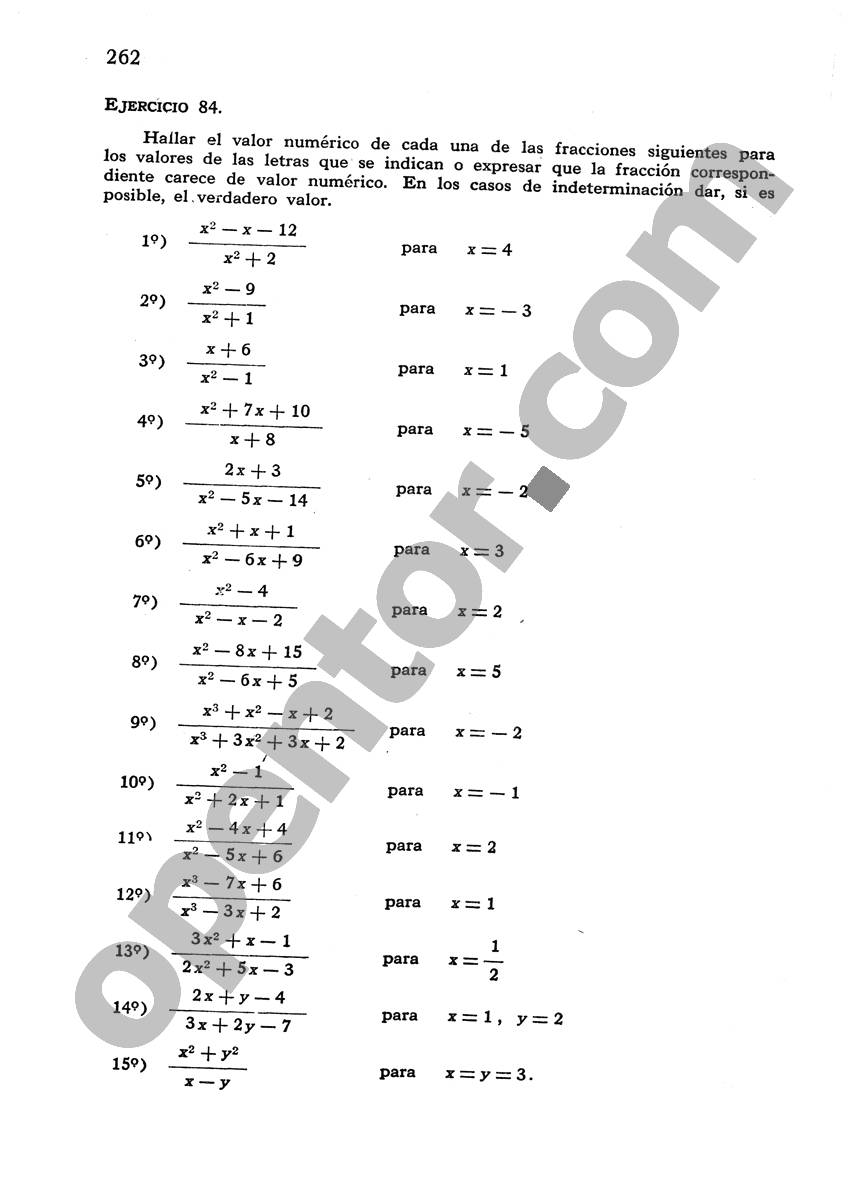 Álgebra de Mancil 1 - Página 262