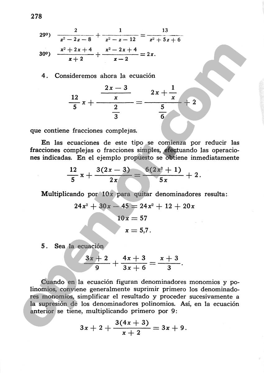 Álgebra de Mancil 1 - Página 278