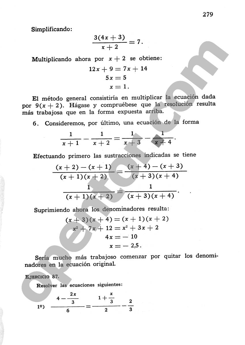 Álgebra de Mancil 1 - Página 279