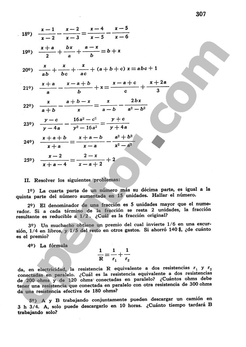 Álgebra de Mancil 1 - Página 307