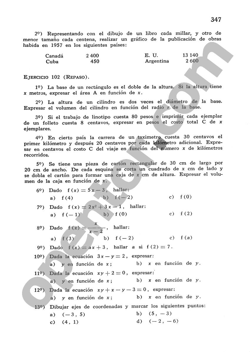 Álgebra de Mancil 1 - Página 347