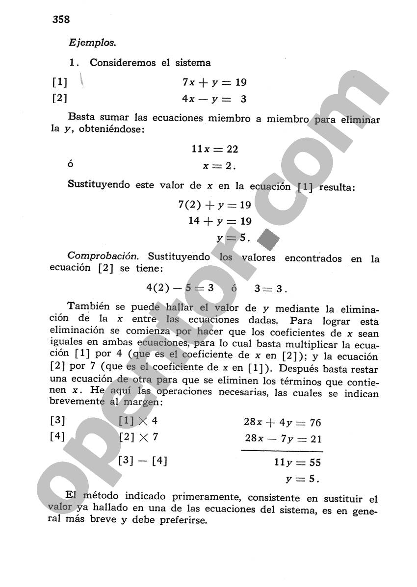 Álgebra de Mancil 1 - Página 358