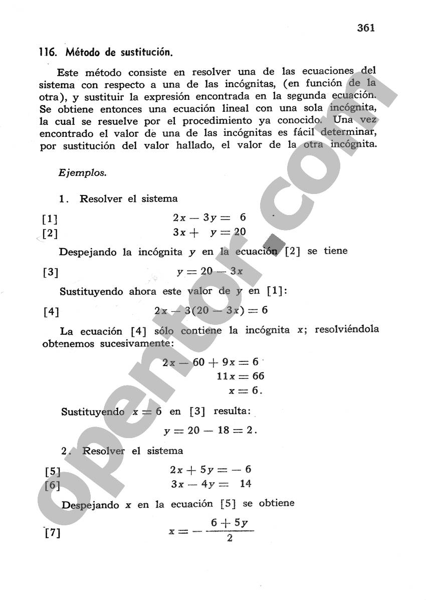 Álgebra de Mancil 1 - Página 361