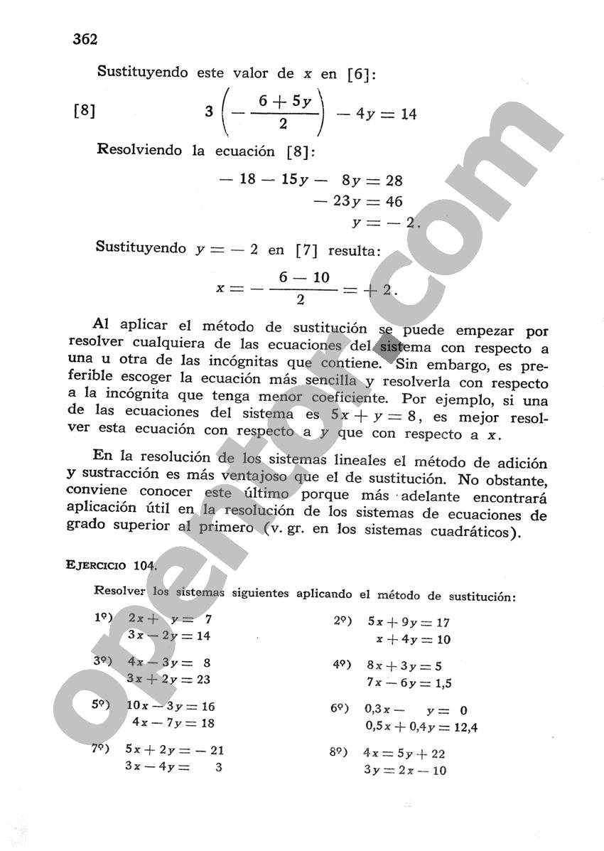 Álgebra de Mancil 1 - Página 362