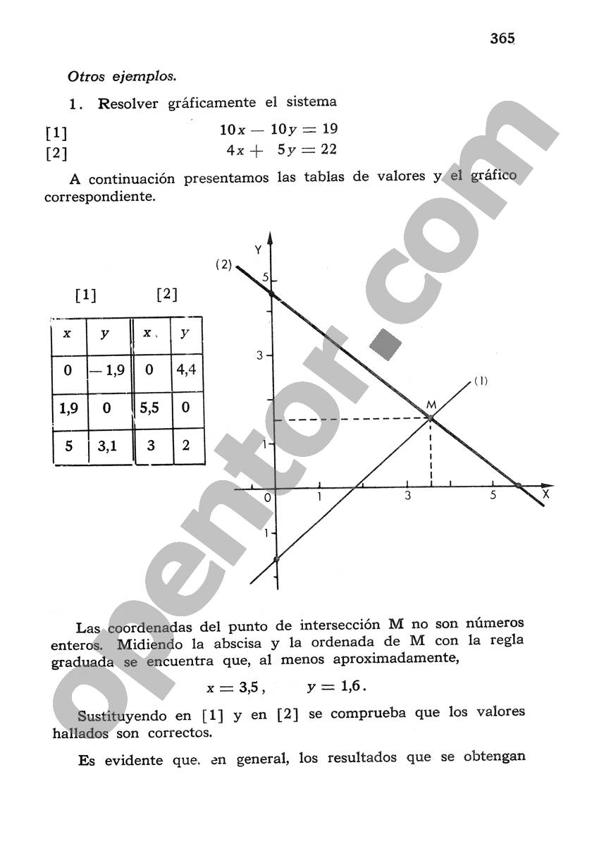 Álgebra de Mancil 1 - Página 365