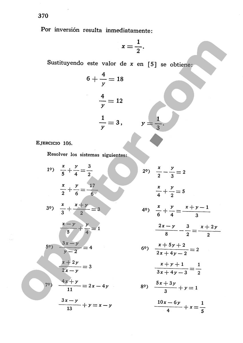 Álgebra de Mancil 1 - Página 370