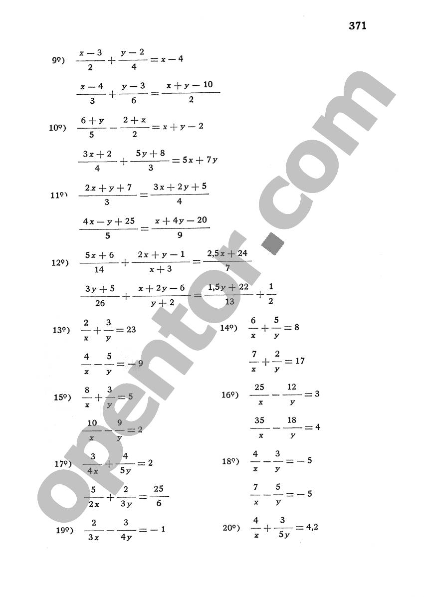 Álgebra de Mancil 1 - Página 371