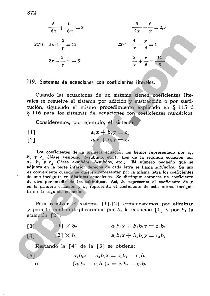 Álgebra de Mancil 1 - Página 372