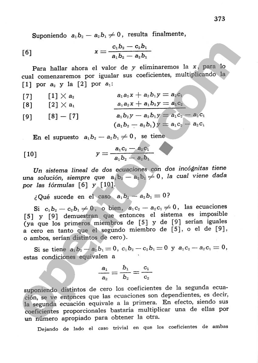 Álgebra de Mancil 1 - Página 373