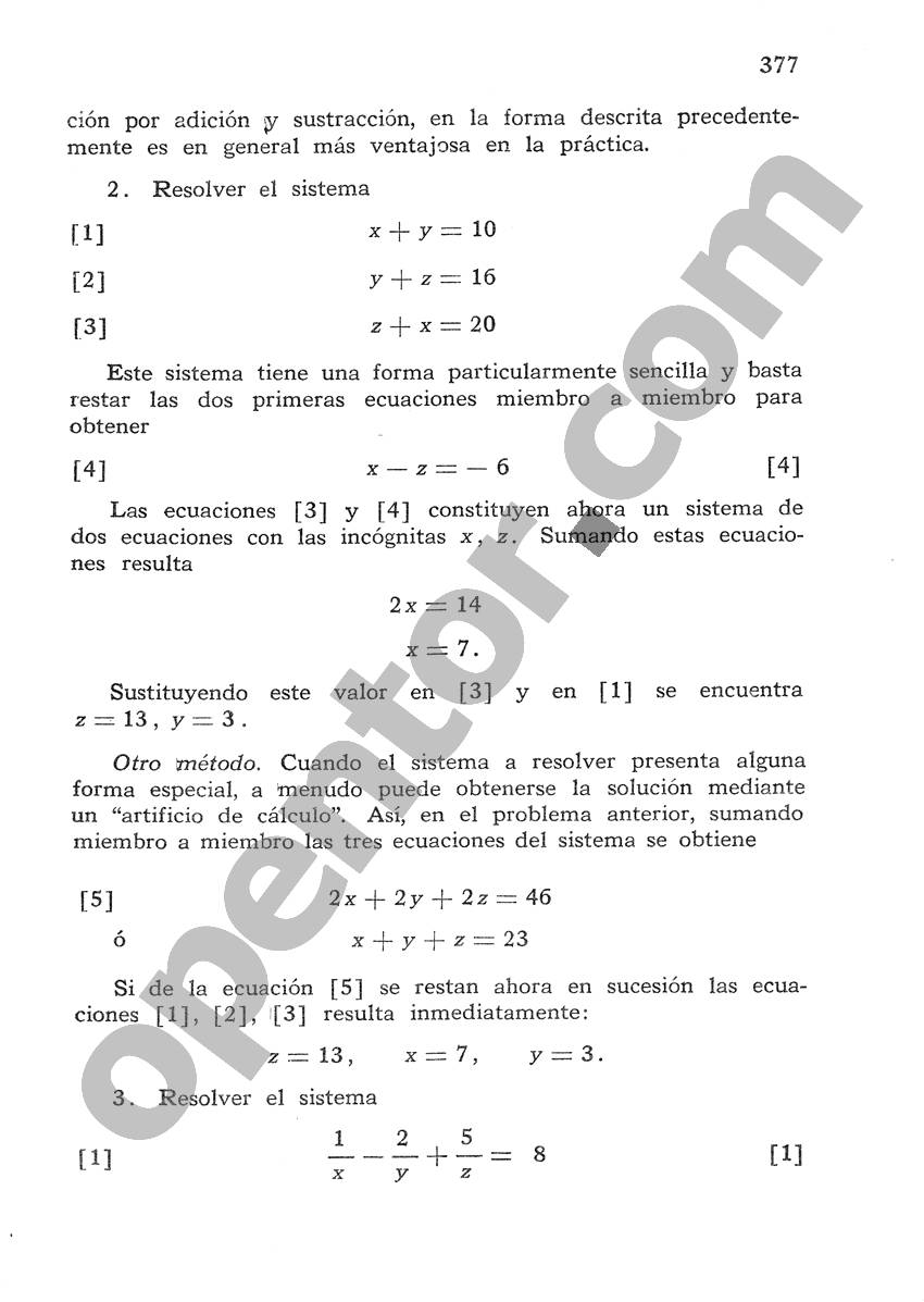 Álgebra de Mancil 1 - Página 377