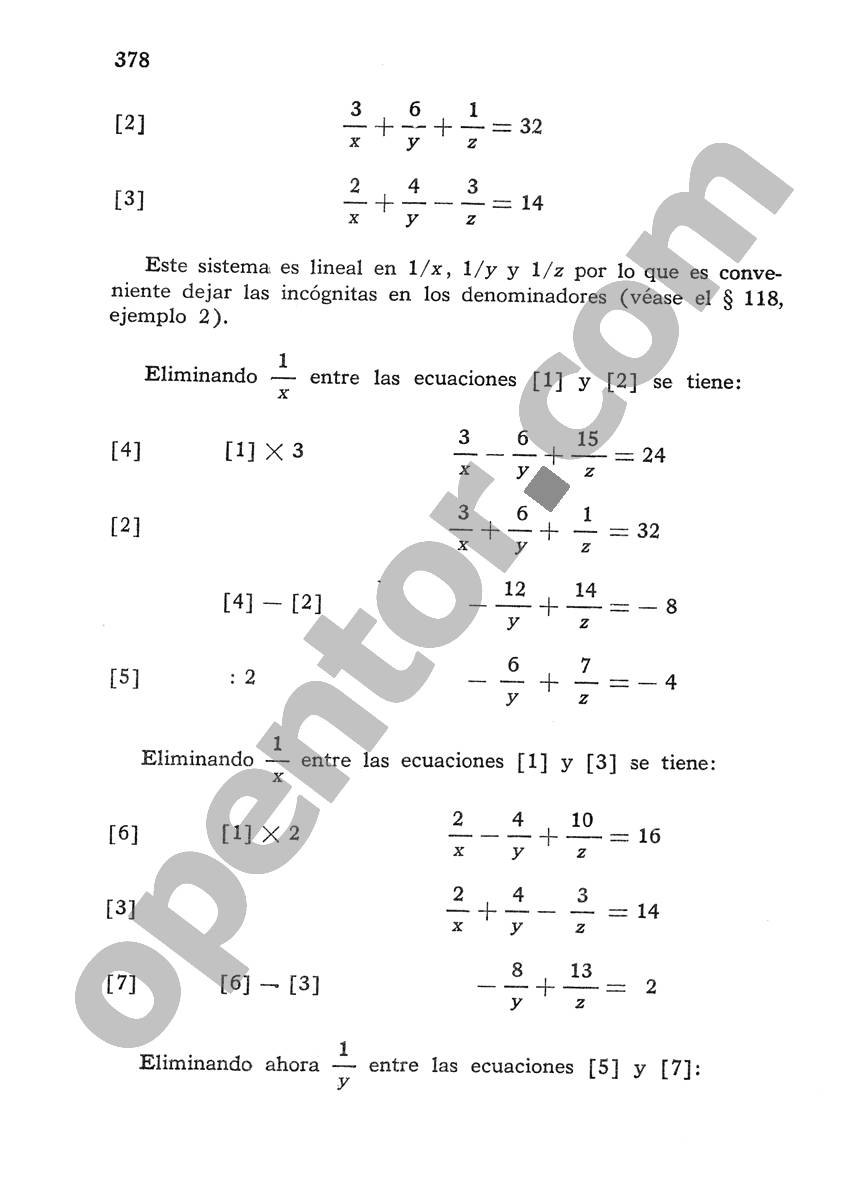 Álgebra de Mancil 1 - Página 378