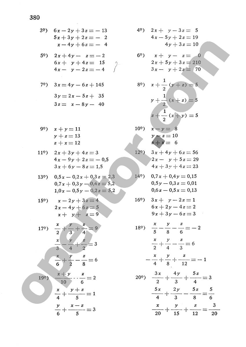 Álgebra de Mancil 1 - Página 380