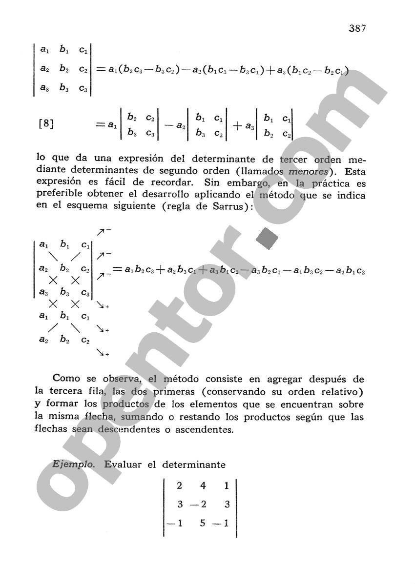 Álgebra de Mancil 1 - Página 387