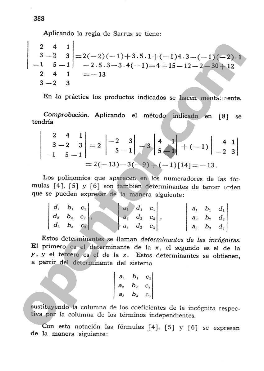 Álgebra de Mancil 1 - Página 388
