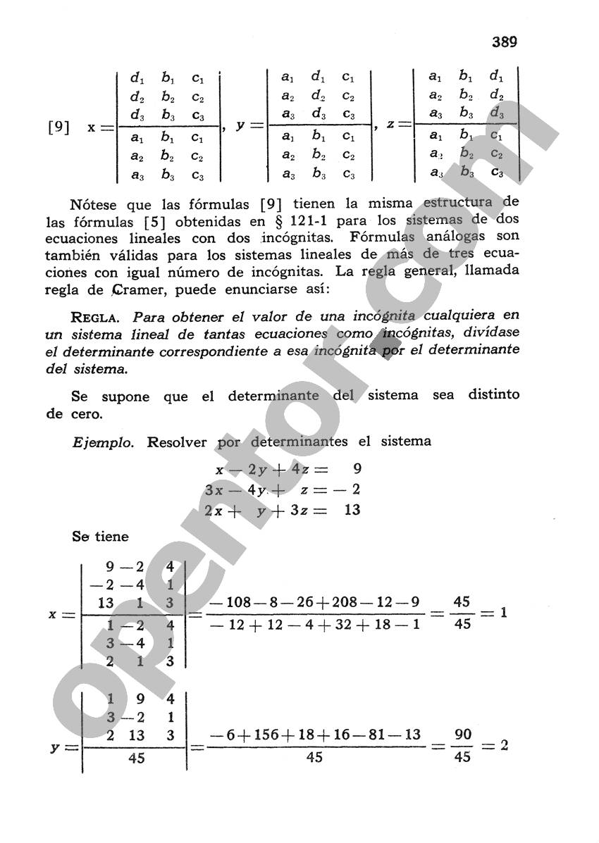 Álgebra de Mancil 1 - Página 389