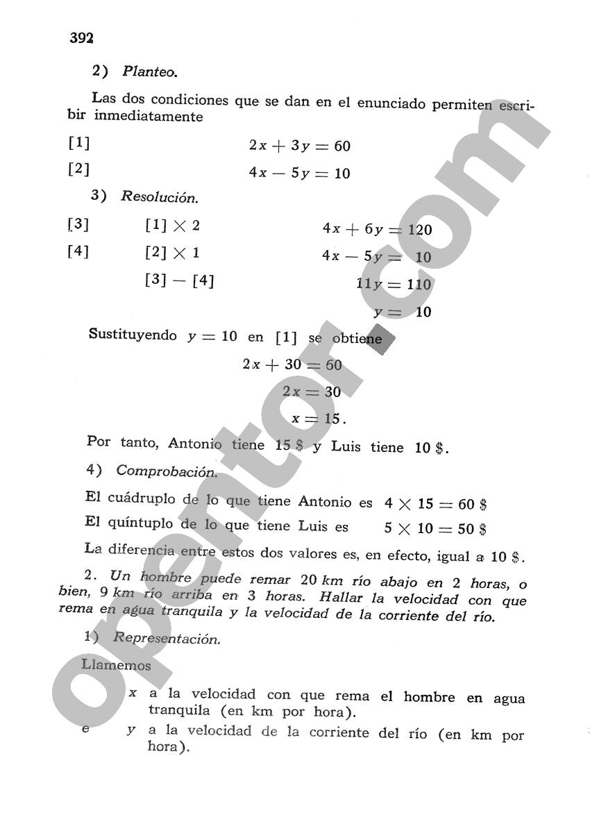 Álgebra de Mancil 1 - Página 392