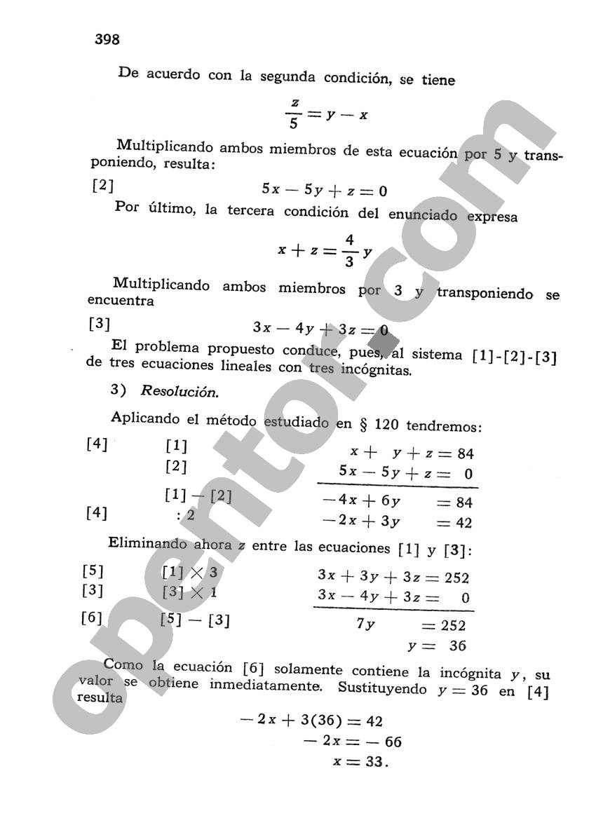 Álgebra de Mancil 1 - Página 398