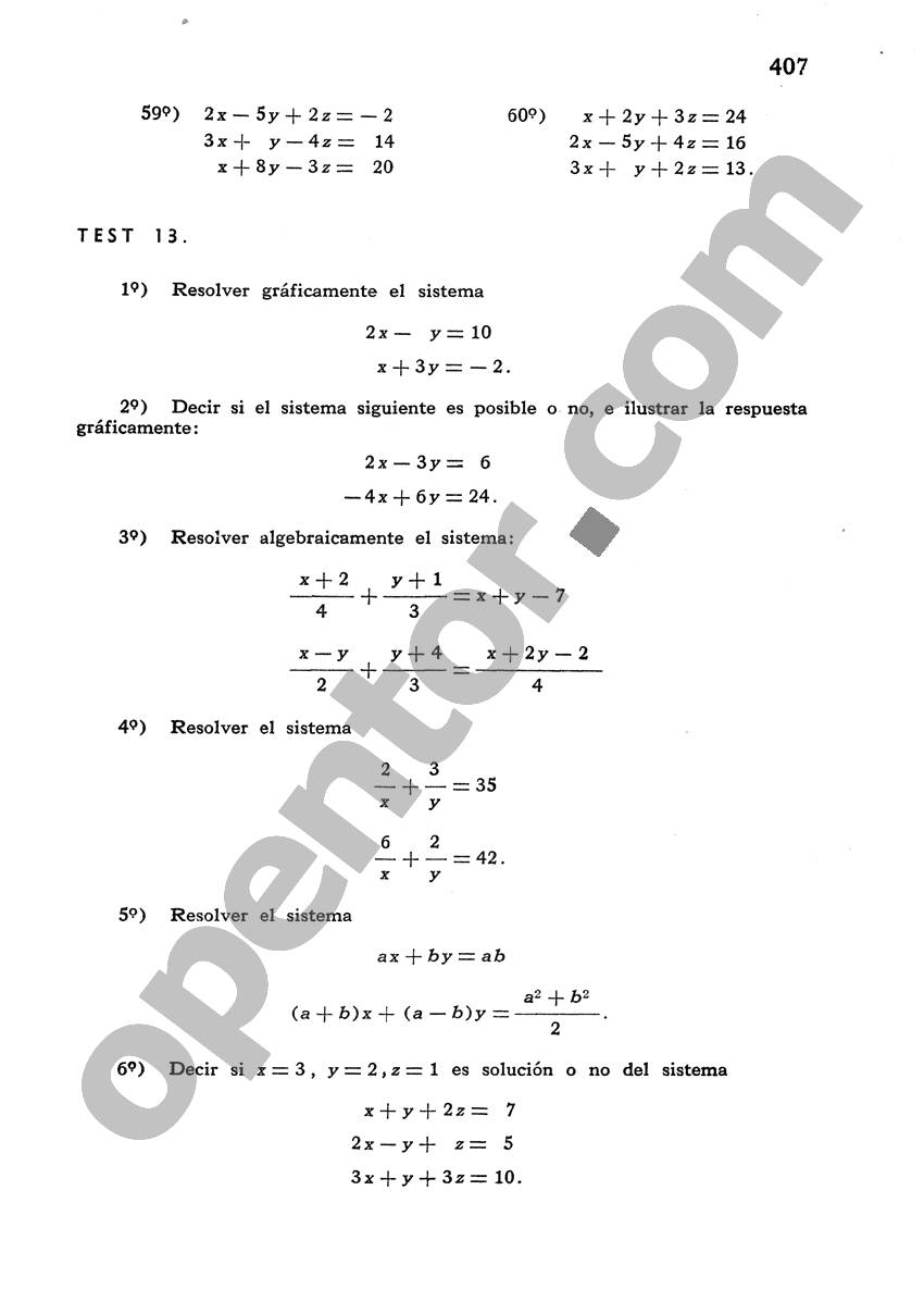 Álgebra de Mancil 1 - Página 407