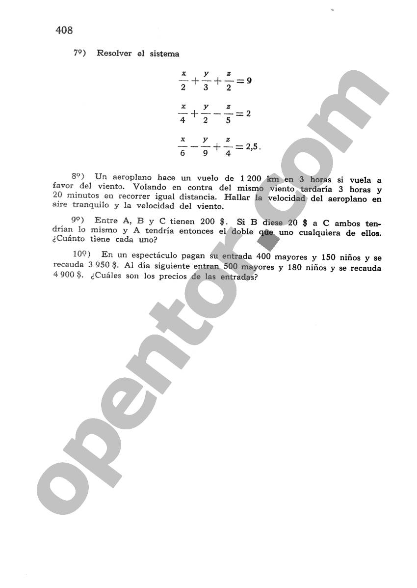 Álgebra de Mancil 1 - Página 408