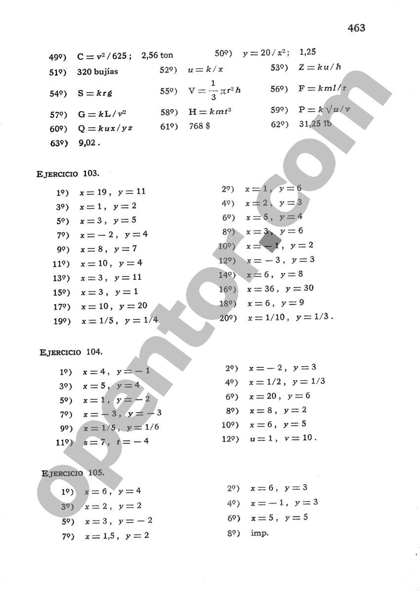 Álgebra de Mancil 1 - Página 463