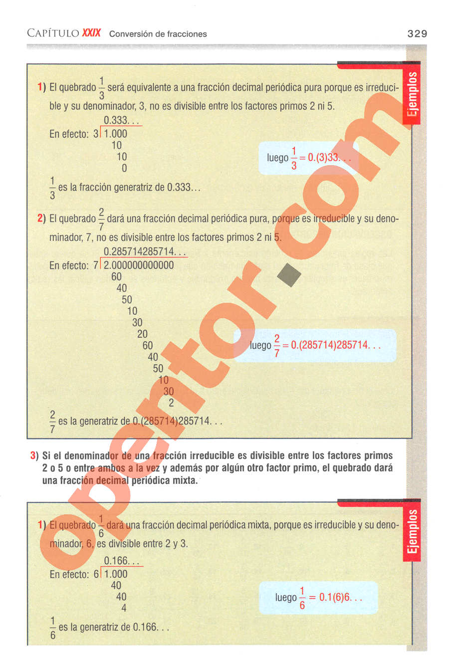 Aritmética de Baldor - Página 329