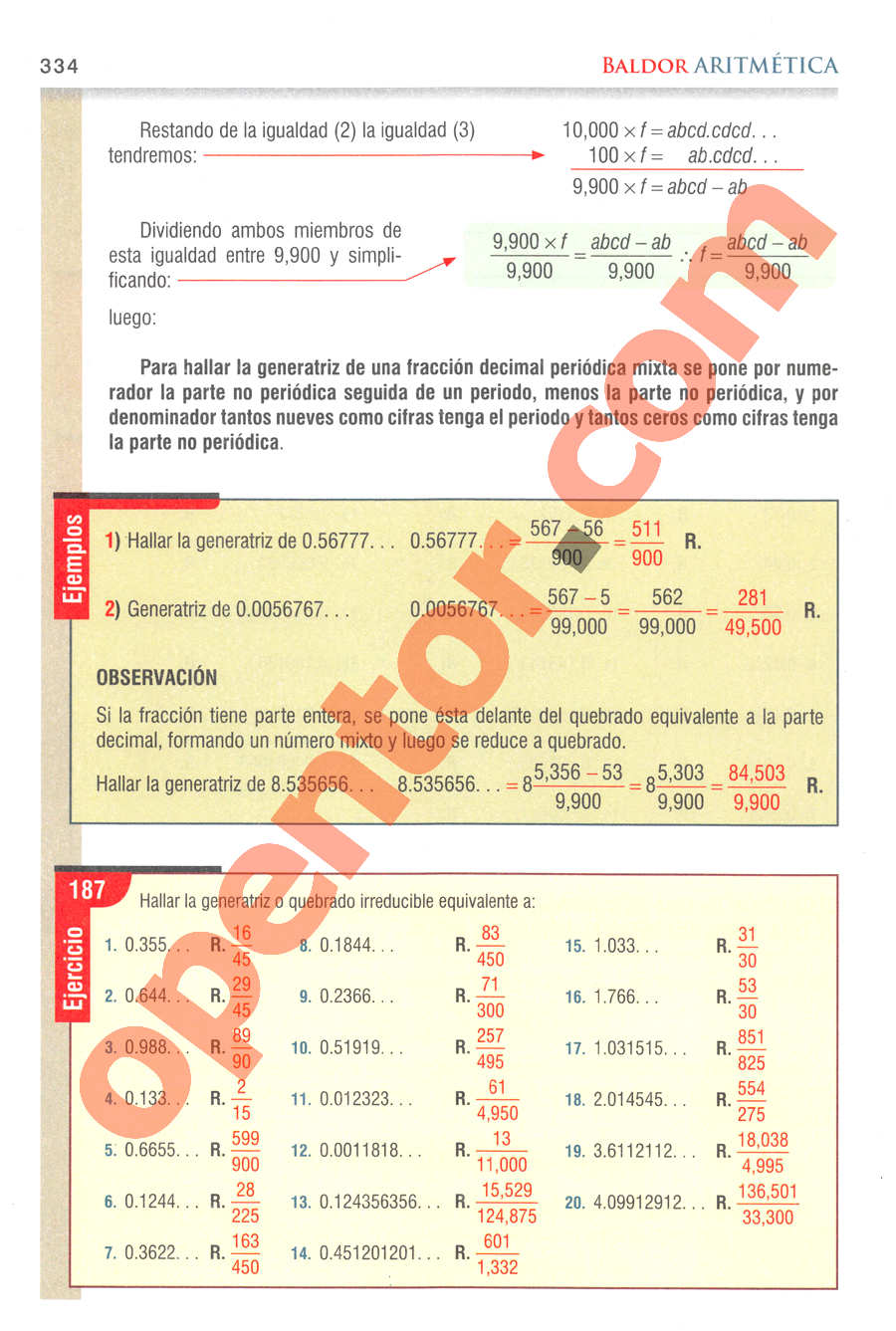 Featured image of post Indice Del Libro Algebra De Baldor Con mas de 6 mil ecuaciones en su haber el lgebra de baldor es el libro de matem ticas mas expandido a nivel mundial desde hace mas de 7 d cadas es