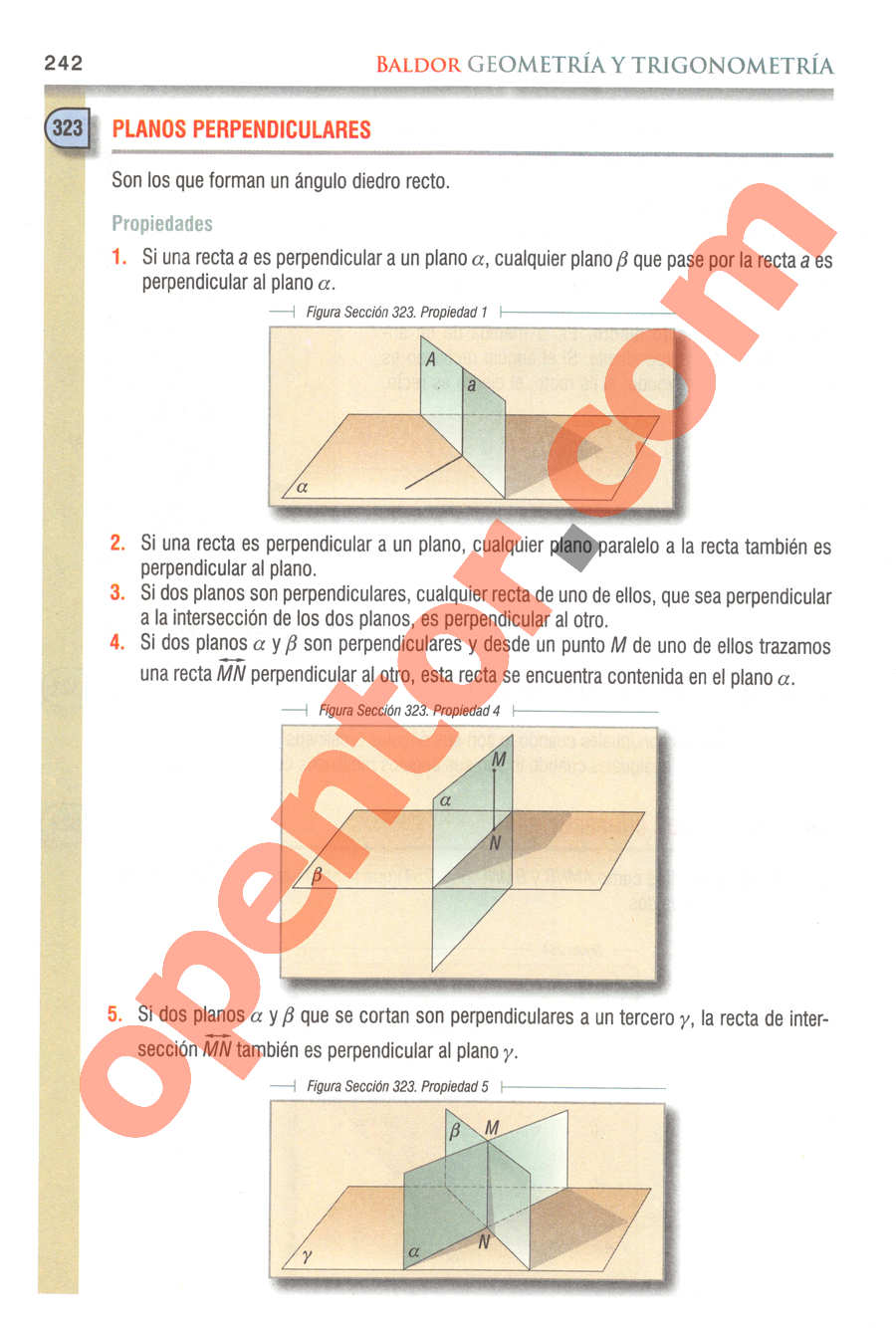 Geometría y Trigonometría de Baldor - Página 242