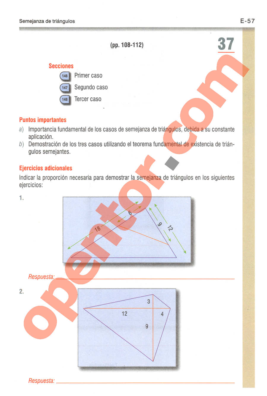 Geometría y Trigonometría de Baldor - Página E57