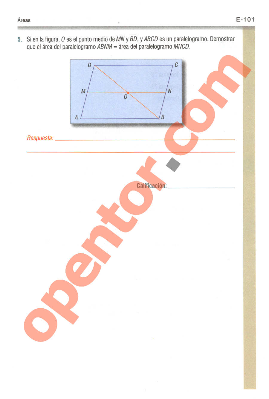 Geometría y Trigonometría de Baldor - Página E101