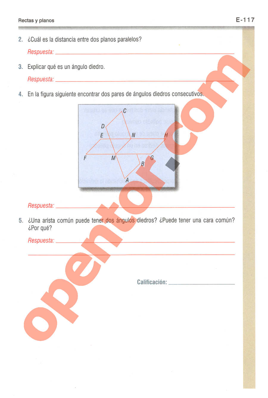 Geometría y Trigonometría de Baldor - Página E117